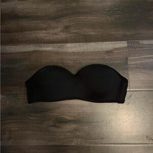 Strapless Black Bandeau Bra - Women's Intimates
